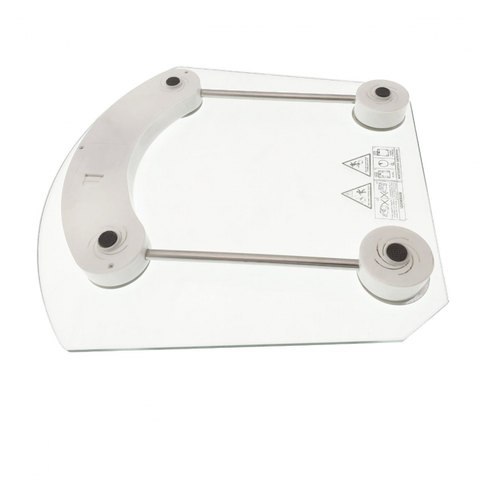 Cantar corporal digital, maxim 180kg, platforma 325x325mm, pornire si oprire automata, sticla transparenta [4]