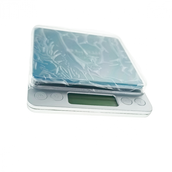 Cantar de precizie, Blow JS13 12077, 0.01g-500g, ecran LCD 42 x 14 mm, suprafata suport masurare 100 x 100 mm, 2 x AAA, argintiu [4]