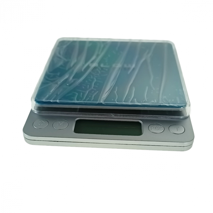 Cantar de precizie, Blow JS13 12078, 0.01gr-3000gr, ecran LCD 42 x 14mm, suprafata suport masurare 100 x 100mm, 2 x AAA, argintiu [4]