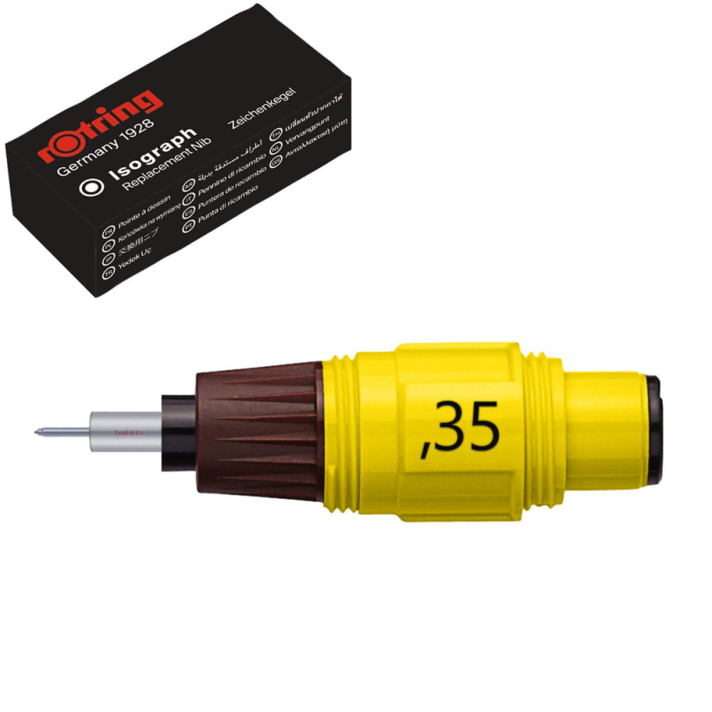Cap Isograph 0.35mm, Rotring - Varf Metalic pentru Trasare Precisa in Desen Tehnic si Arhitectura [2]