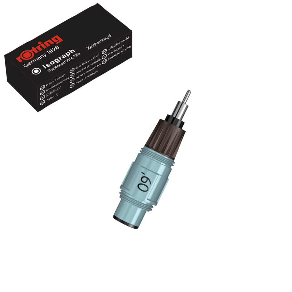Cap Isograph 0.60mm Rotring pentru Desen Tehnic si Grafica, Varf Metalic Rezistent [3]