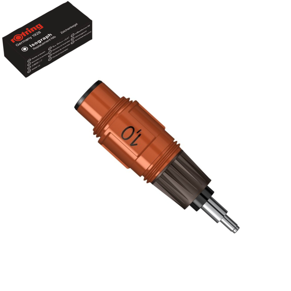 Cap Isograph 1.00mm Rotring pentru Desen Tehnic si Artistic, Varf Metalic Rezistent [4]