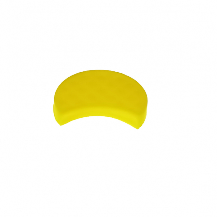 Capac tip husa pentru cheie, 27 x 16 mm, protectie si identificare, din PVC flexibil, galben [1]