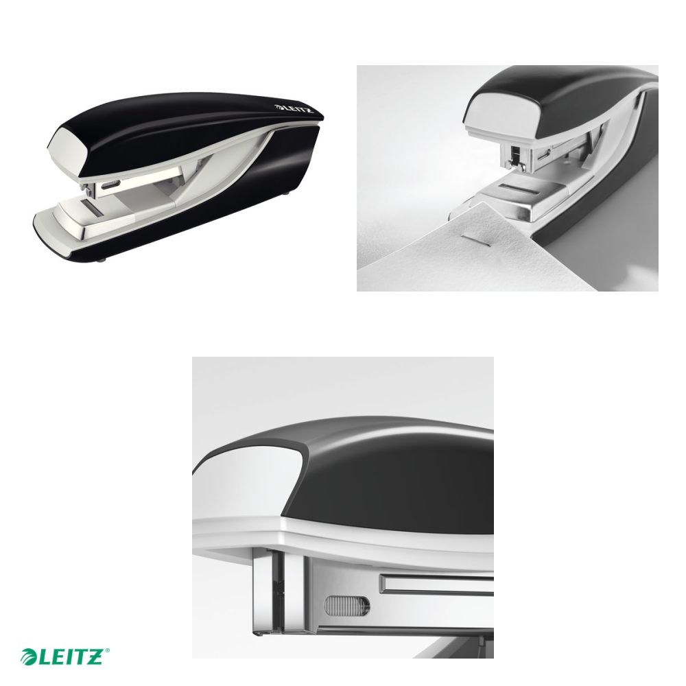 Capsator matalic Leitz NeXXt Series 5505 capsare plata, capacitate de capsare: 30 coli (80 g), negru [4]