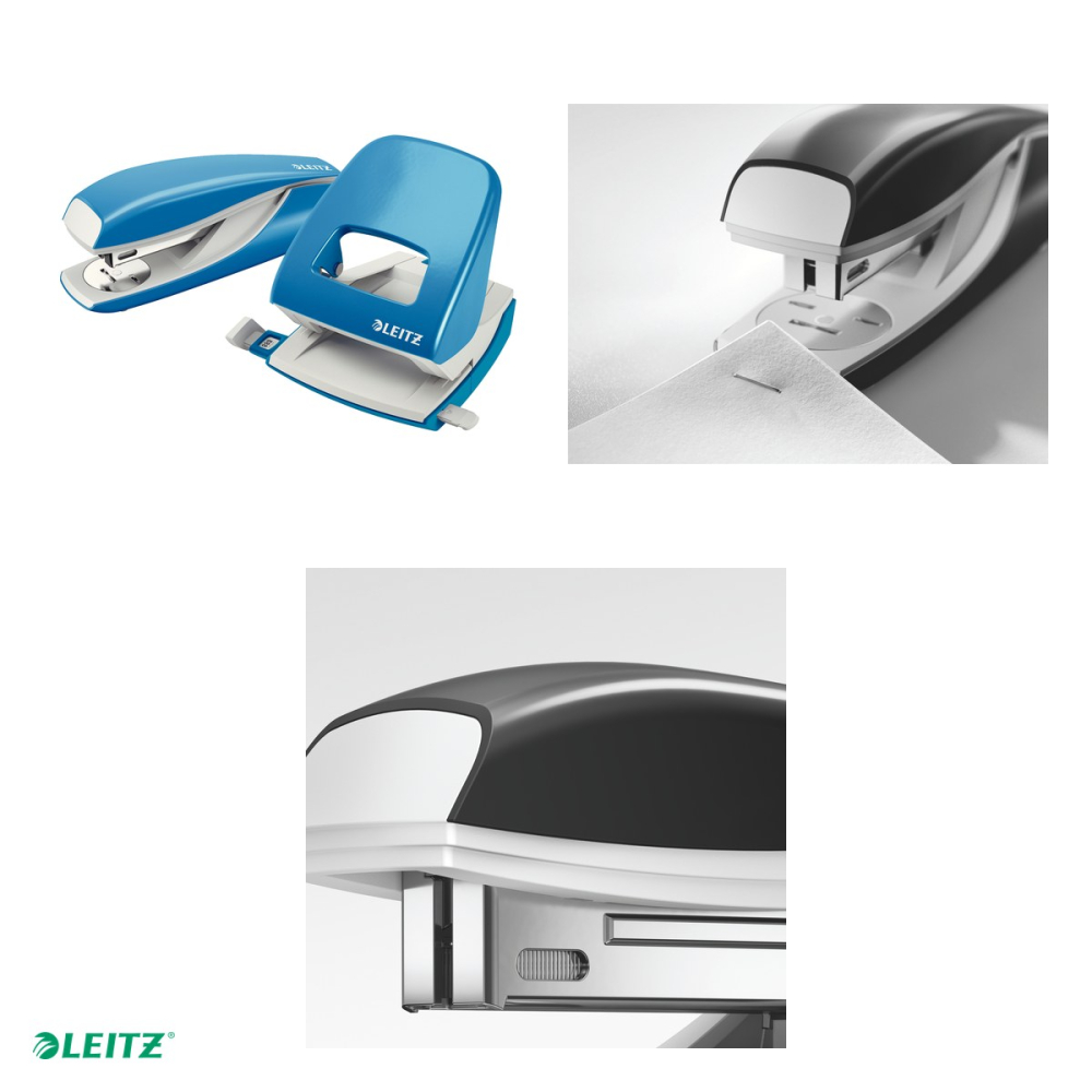 Capsator metalic Leitz 5502 NeXXt Series, capsare 30 coli, 200 capse P3 incluse, albastru deschis [4]