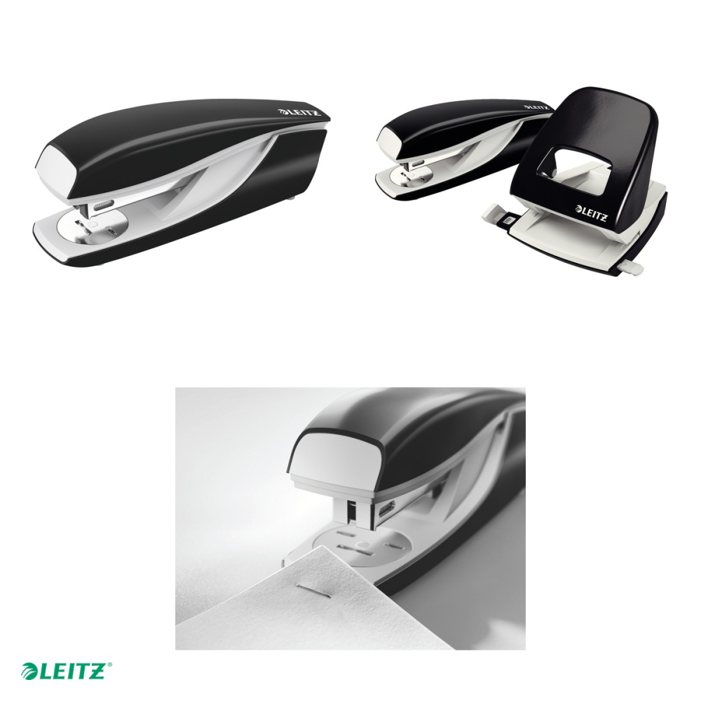 Capsator metalic Leitz 5502 NeXXt Series, capsare 30 coli, 200 capse P3 incluse, negru [4]