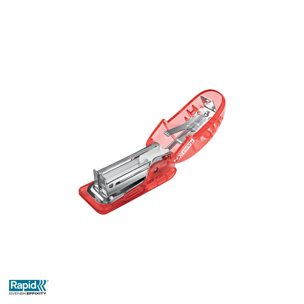 Capsator mini Rapid Colour'Breeze F4, 10 coli, pentru capse 24/6 si 26/6, corai [5]