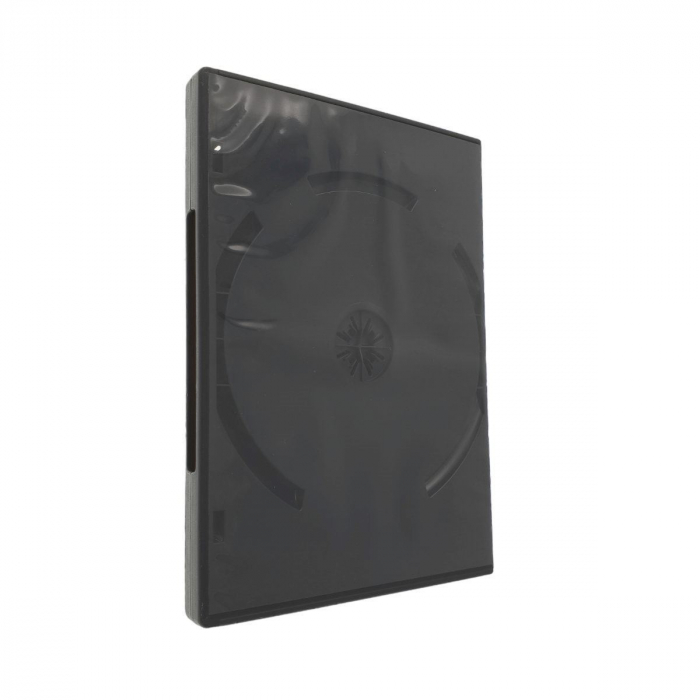 Carcasă DVD Omega 14mm - Negru Lucios, Rezistentă la Zgârieturi - Protecție Premium [4]