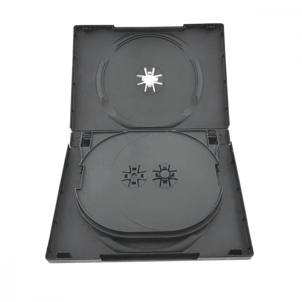 Carcasa 5 DVD 22 mm cu 2 Tavite Interioare , neagra [6]