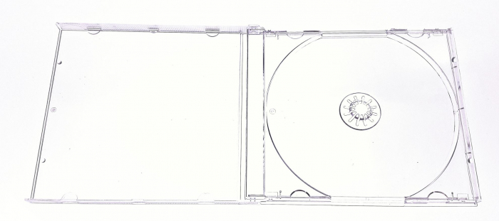 Carcasa CD Regular , Omega 40730 ,HQ, 10.4mm , transparenta [3]