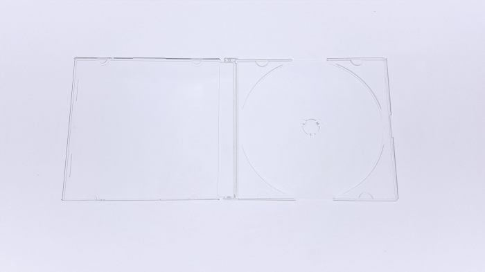 Carcasa CD Slim, Omega 56621, HQ, 5.2mm, transparenta [2]