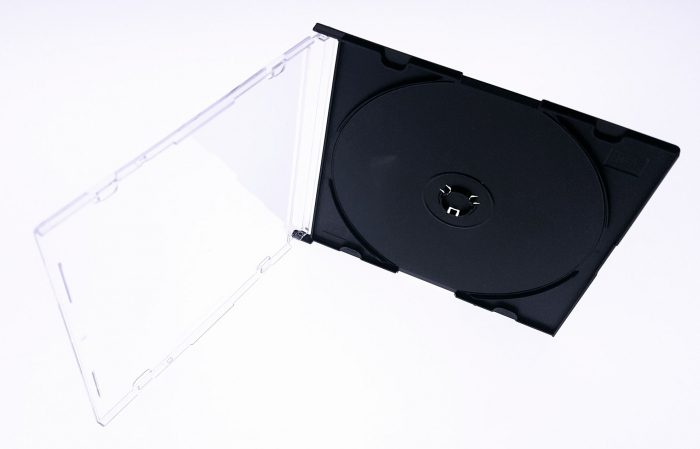 Carcasa CD Slim Omega 56622, HQ, 5.2mm, neagra [2]