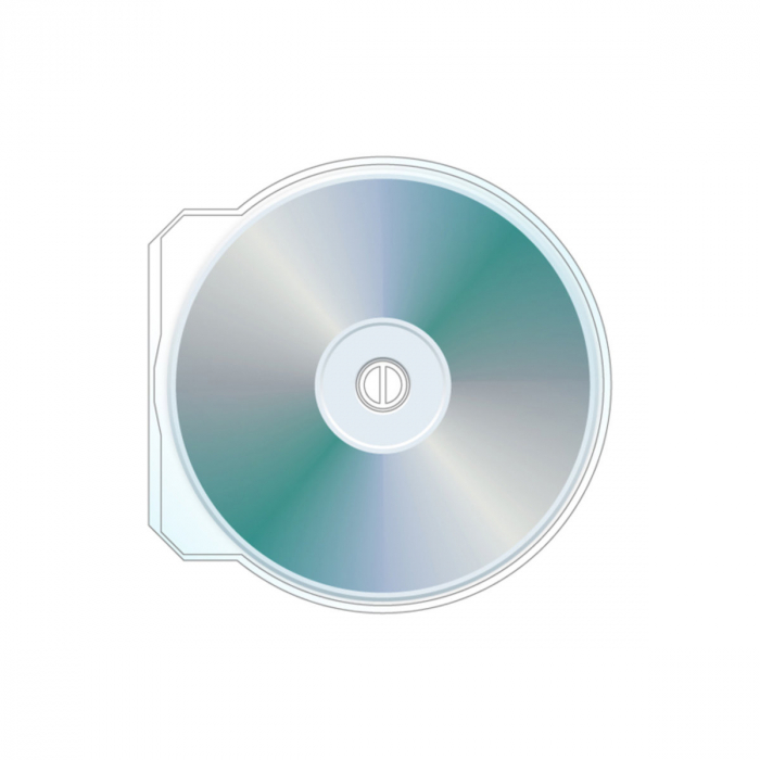 Carcasa CD slim, Shell Frozen, tip scoica, 5 mm, transparent mat [3]