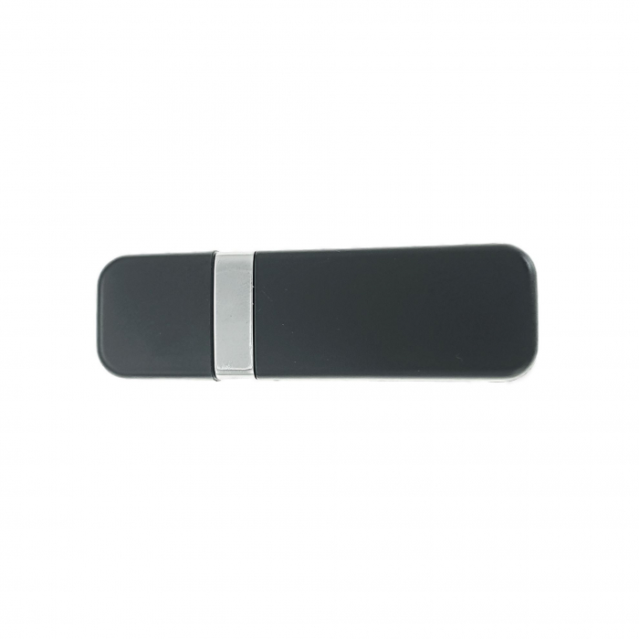 Carcasa USB-03PB, pentru memorie USB, cu capac, din plastic, neagra [5]