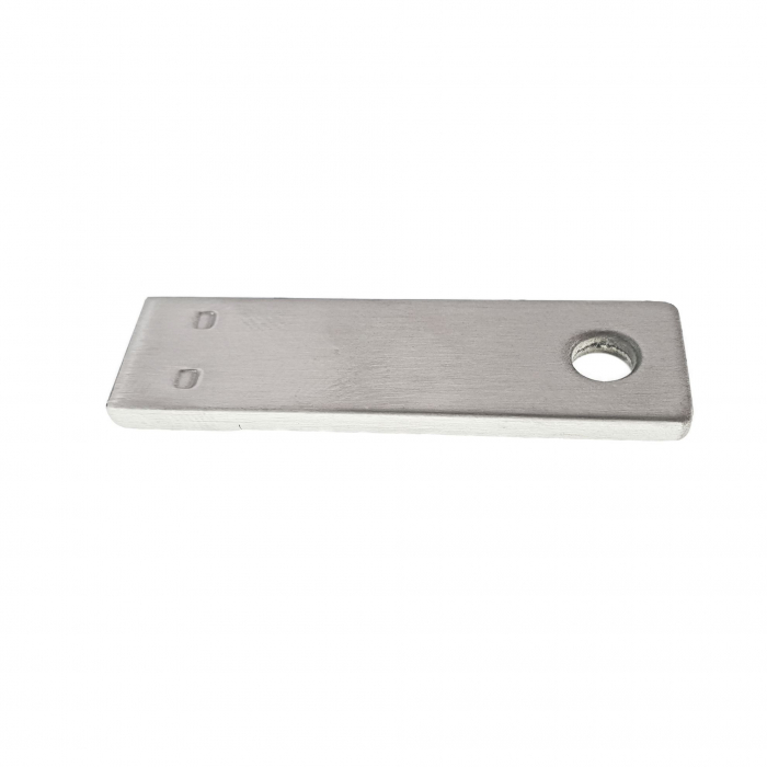 Carcasa USB-04 , pentru memorie USB, din metal, argintie [2]