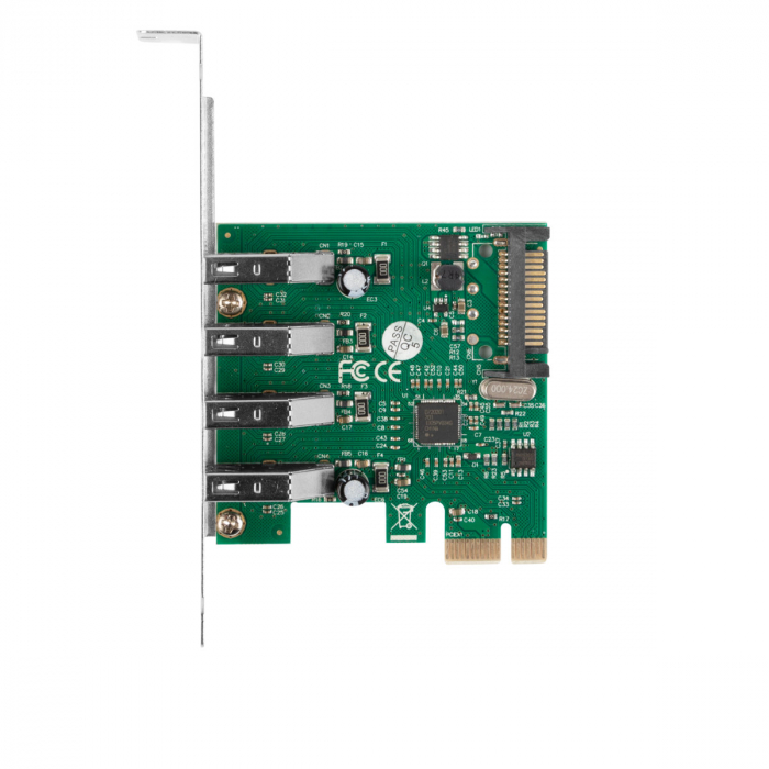 Card de extensie PCI Express la 4 x USB 3.1, Lanberg 42453, cu suport Low Profile [3]