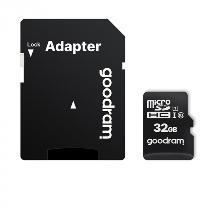 Card de memorie microSDHC Goodram 32GB,UHS I,cls 10 + adaptor, M1AA-0320R12 [2]