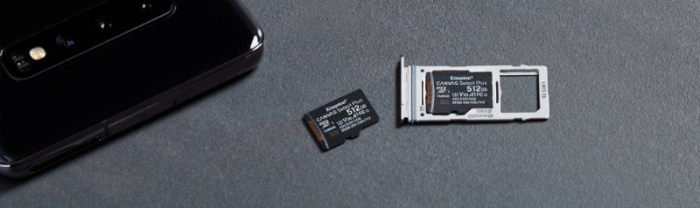 Card de memorie Kingston Canvas Select Plus, MicroSD, 512GB, Class 10, UHS-I Performance, U1, V30 + Adaptor [6]