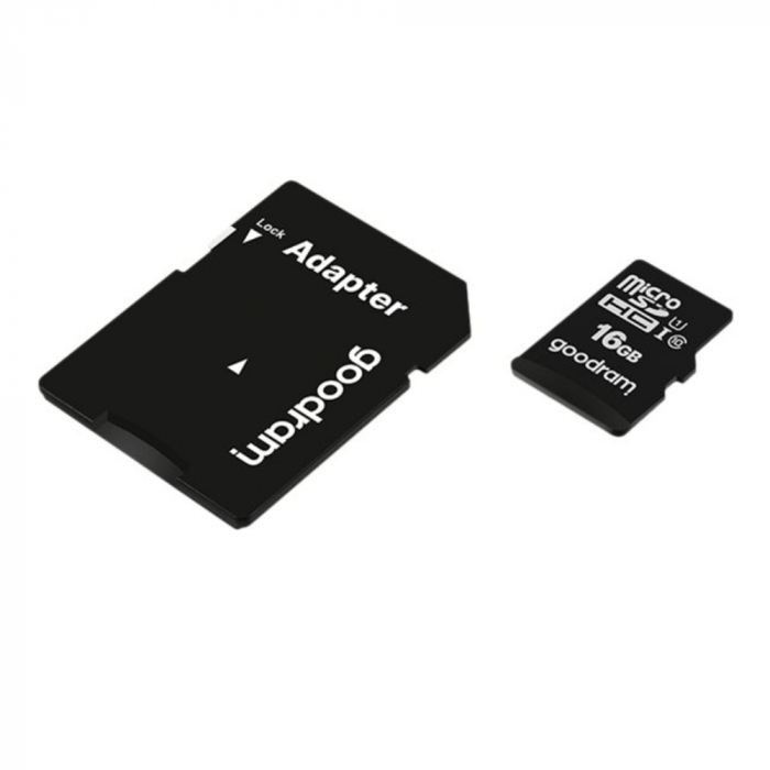 Card de memorie microSD Goodram 16GB,UHS I,cls 10 + adaptor, M1AA-0160R12 [3]