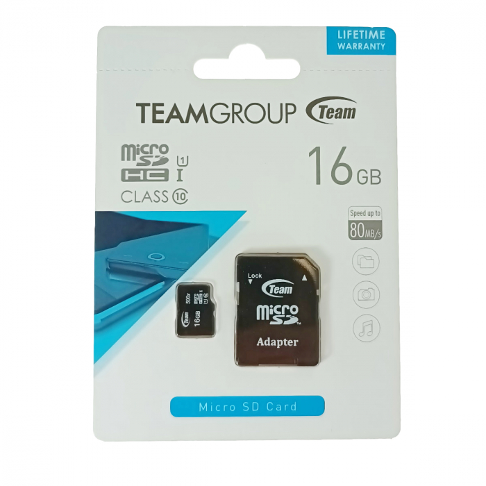 Micro SDHC 16GB UHS-I + Adaptor [5]