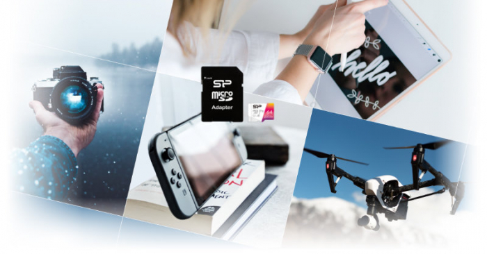 Card de memorie MicroSDXC 64 Gb, Silicon Power Elite, UHS-I U1, A1, clasa 10, cu adaptor [8]