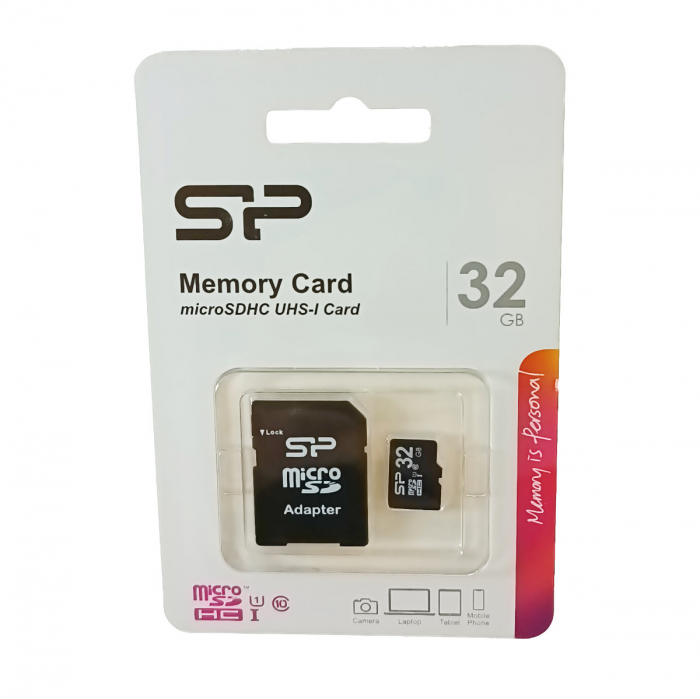 Card de memorie Silicon Power MicroSD 32GB cu Adaptor SDHC, Clasa 10 [2]