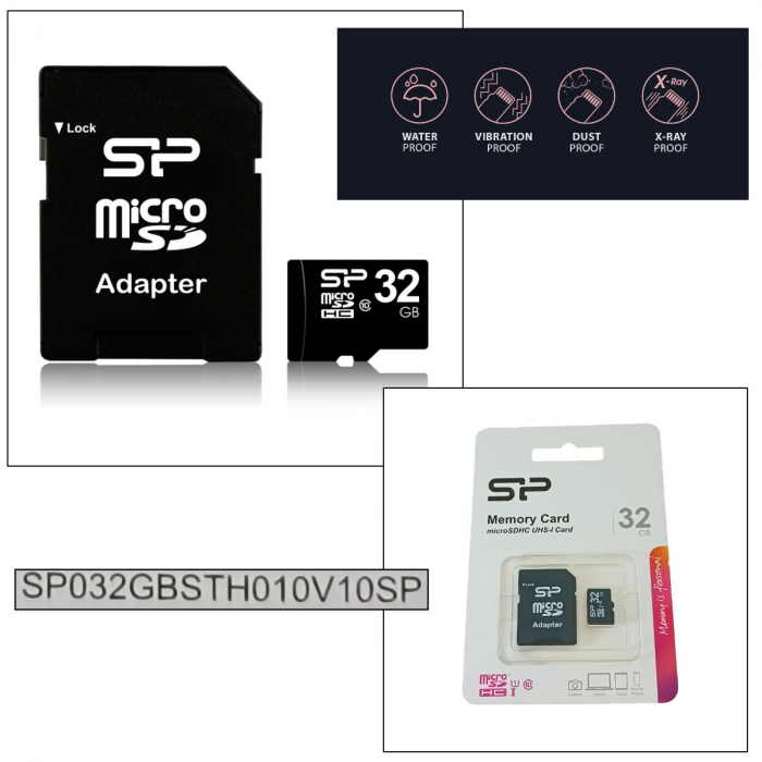 Card de memorie Silicon Power MicroSD 32GB cu Adaptor SDHC, Clasa 10 [4]