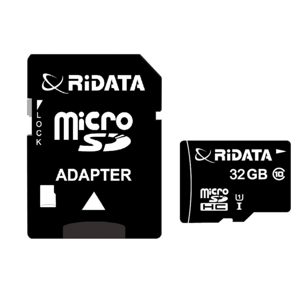 Card memorie 32GB microSDHC UHS-I U1, RiDATA Flash Memory, cu adaptor SD, clasa 10 [2]