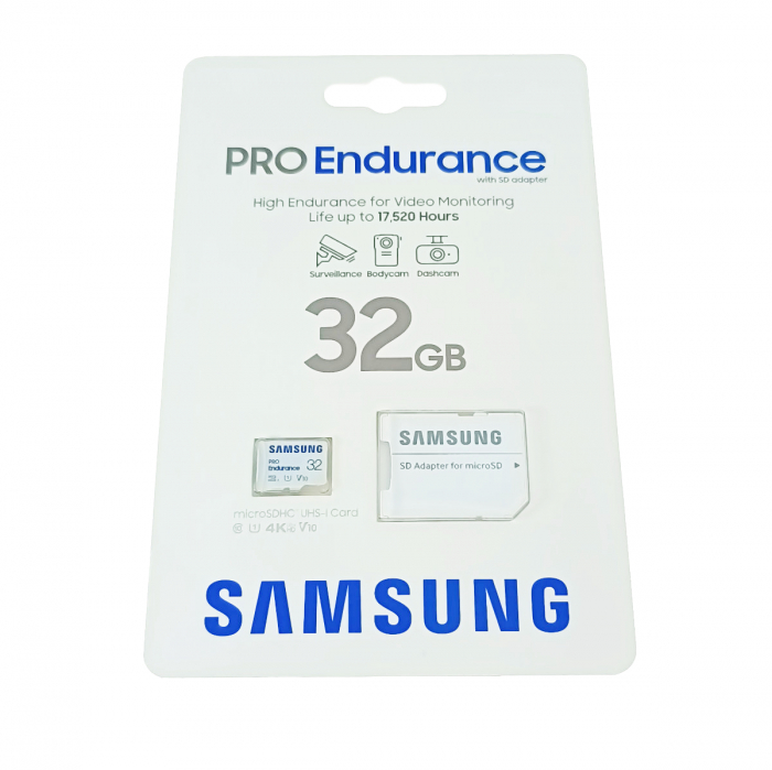 Card microSDHC 32 Gb, Samsung Pro Endurance, U1, V10, 100/30/Mb/s, cu adaptor [5]