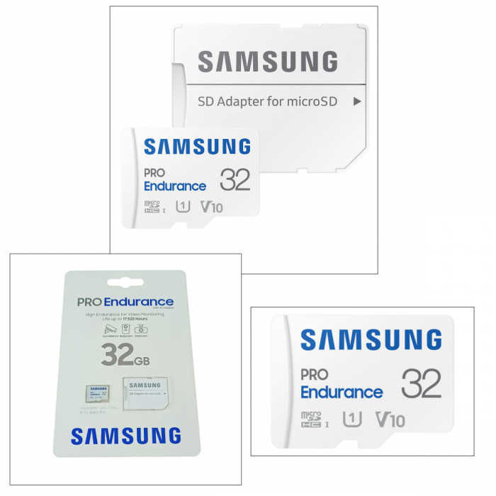 Card microSDHC 32 Gb, Samsung Pro Endurance, U1, V10, 100/30/Mb/s, cu adaptor [3]