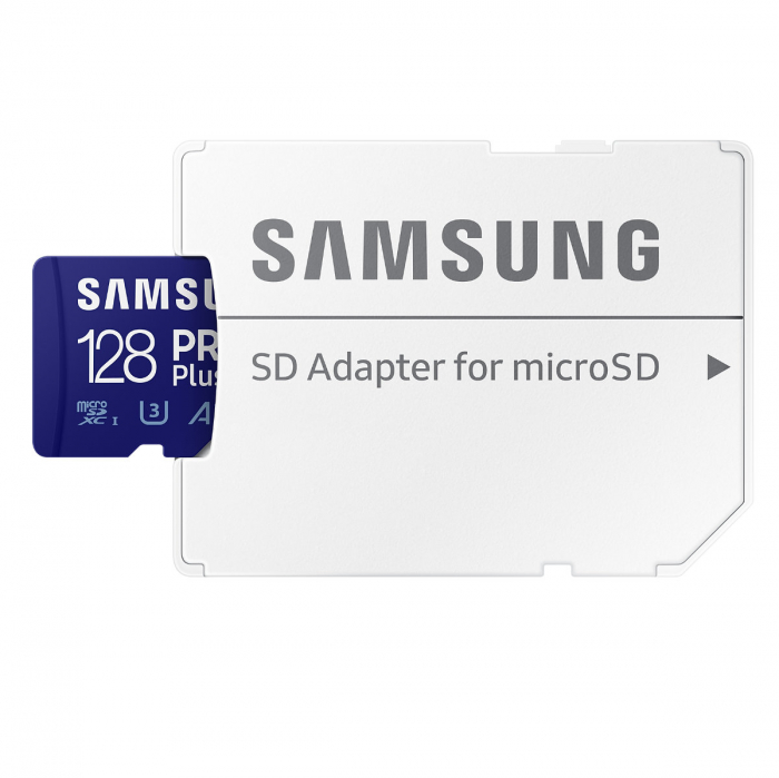 Card microSDXC 128 Gb, Samsung Pro Plus, U3, A2, V30, 160/120/Mb/s, cu adaptor [2]