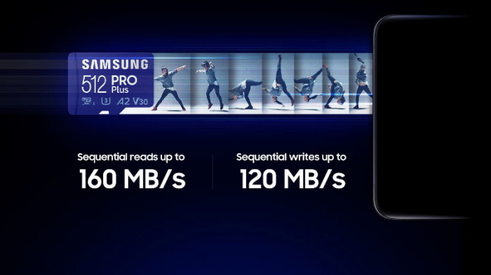 Card microSDXC 128 Gb, Samsung Pro Plus, U3, A2, V30, 160/120/Mb/s, cu adaptor [9]