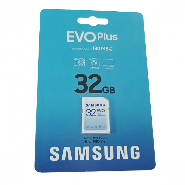 Card SDHC 32 Gb, Samsung Evo Plus for Creators, U1, V10, 130Mb/s [5]