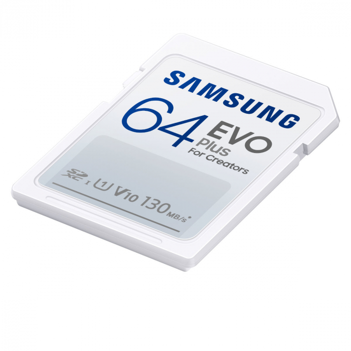 Card SDXC 64 Gb, Samsung Evo Plus for Creators, U1, V10, 130Mb/s [2]