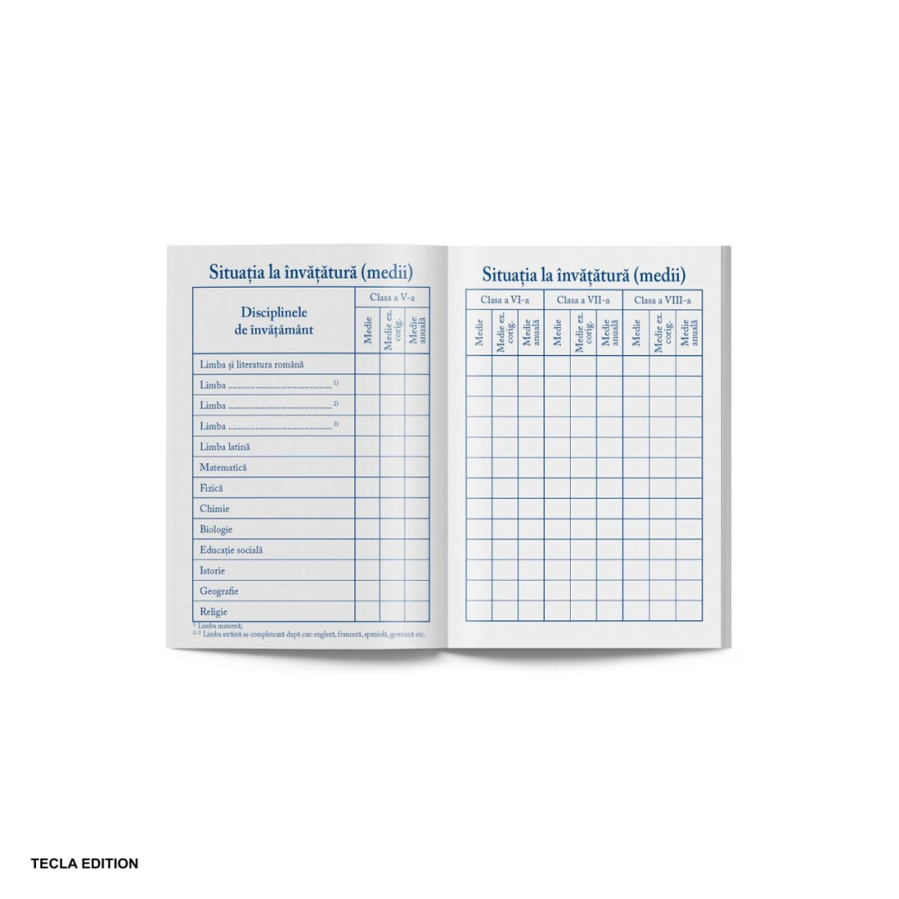 Carnet de elev pentru clasele V-VIII, A6 [4]
