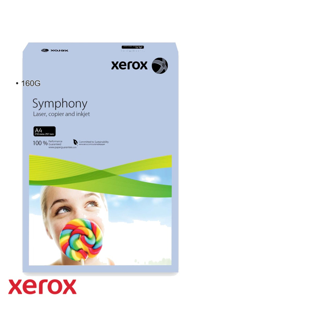 Carton copiator Xerox Symphony A4, lavanda, 160 g/mp, top 250 coli, pentru imprimante si copiatoare [3]