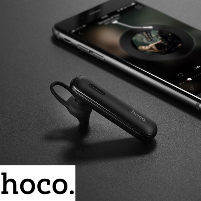 Casca Bluetooth HOCO Sound Business E36, SinglePoint, Negru [6]