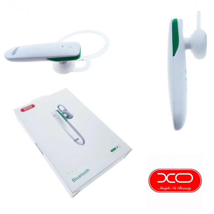 Casca wireless in-ear, XO-B29 89906, Bluetooth v.4.2, conexiune multipoint, alba [2]