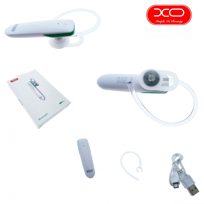 Casca wireless in-ear, XO-B29 89906, Bluetooth v.4.2, conexiune multipoint, alba [5]