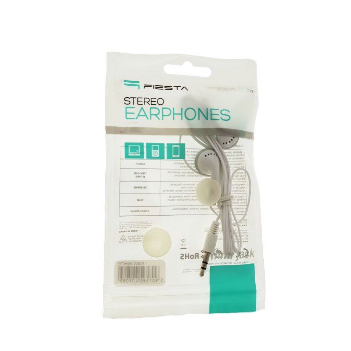 Casti audio in-ear Fiesta XT6163, albe [2]