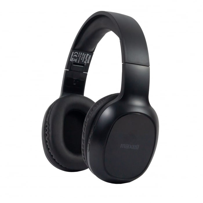Casti Wireless Maxell B13-HD1 Bass 13 BT v.5.1, bass puternic, design pliabil, 20 ore autonomie, incarcare USB-C, microfon integrat, negre [2]