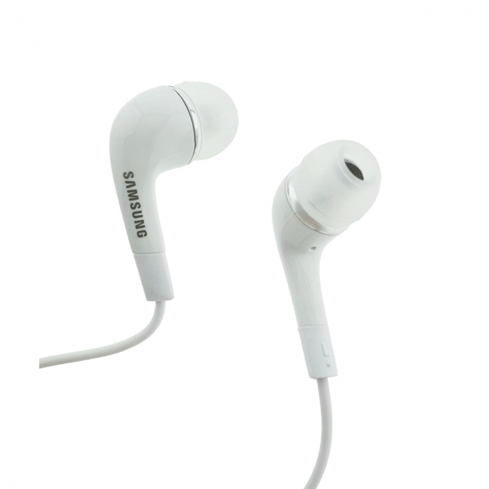 Casti cu microfon, pentru Samsung EHS64AVFWE i9300 GALAXY S3, control pe fir, cablu 110 cm, conector jack 3.5mm, albe [2]
