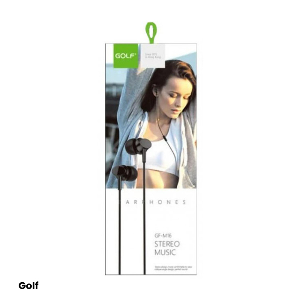 Casti digitale stereo cu microfon Golf M16, cu fir, alb [4]