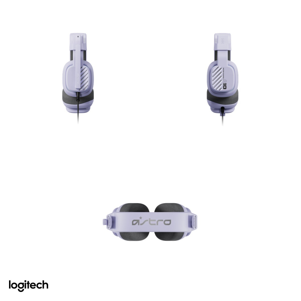 Casti gaming cu fir Logitech G Astro A10 Gen 2, jack 3,5 mm, difuzoare de 32 mm, microfon flip-to-mute, volum pe cablu, lila, 939-002078 [5]