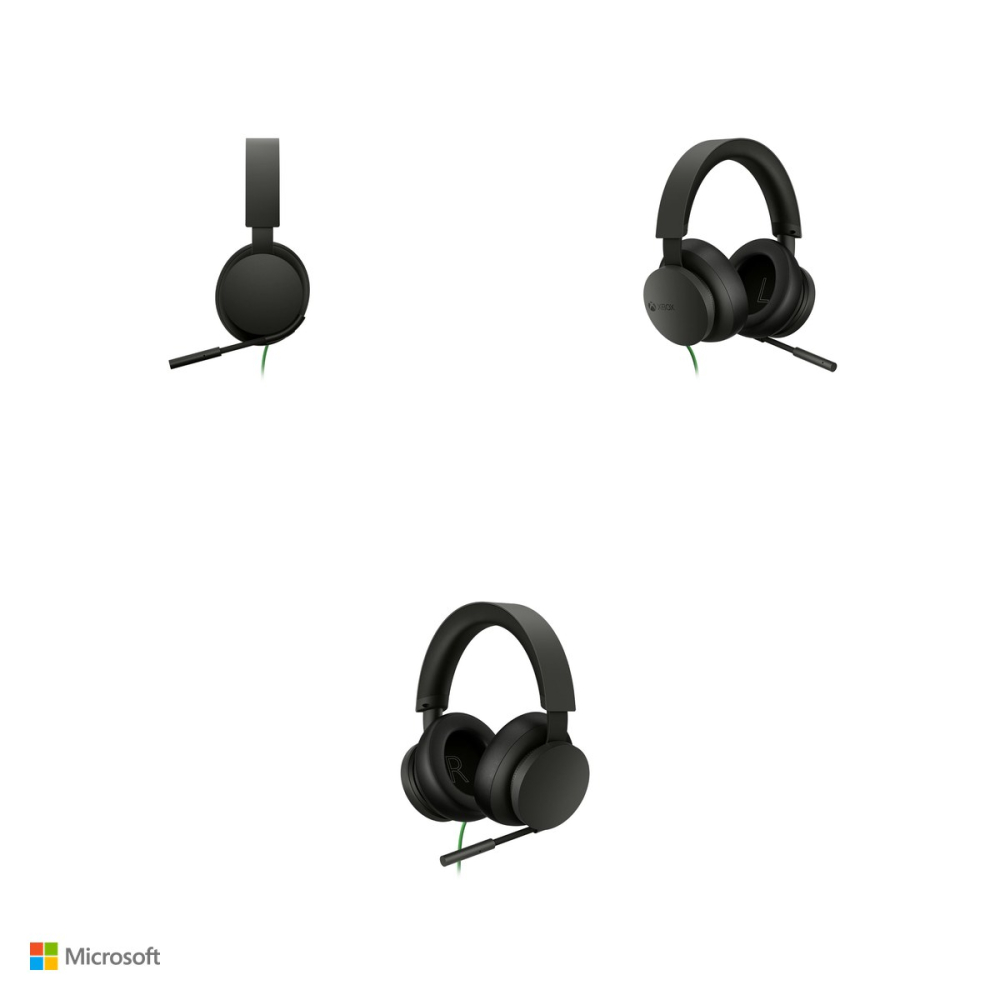 Casti gaming cu fir Microsoft Xbox Stereo Headset, jack 3,5 mm, difuzoare de 40 mm, microfon pliabil, comenzi pe casca, negru, 8LI-00017 [4]