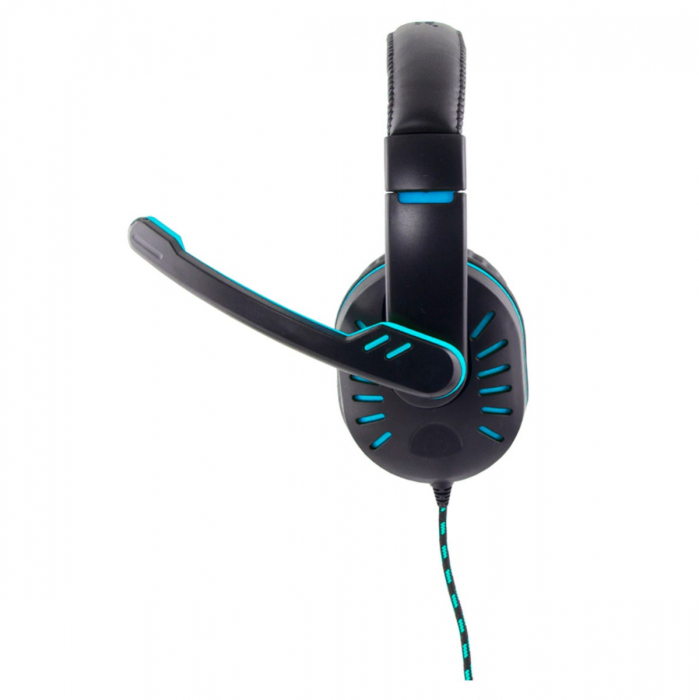 Casti Esperanza cu microfon, Stereo, Albastru/negru [3]
