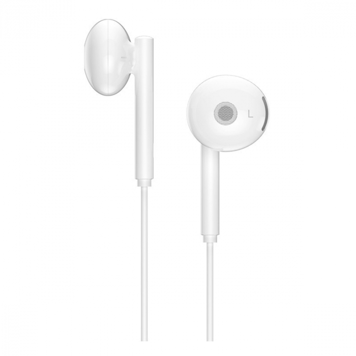 Casti in-ear cu microfon, HOCO L10, pentru smartphone, conector USB Tip C, control pe fir, cablu 115 cm, Alb [4]