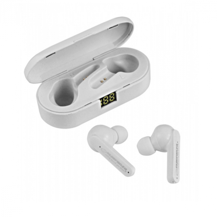 Casti In-Ear wireless TWS, Esperanza Phoebe 95836, Bluetooth v.5.0, cu statie de incarcare, albe [3]