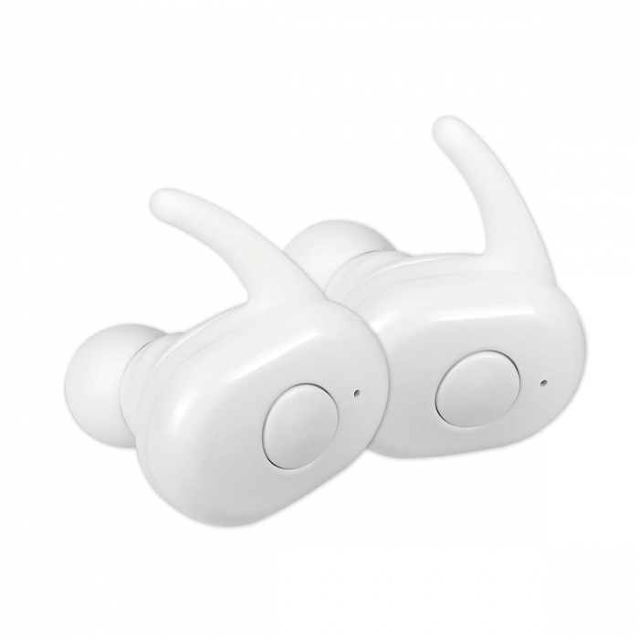 Casti In-Ear wireless TWS, Freestyle 45144, Bluetooth v.5.0, cu statie de incarcare, albe [2]