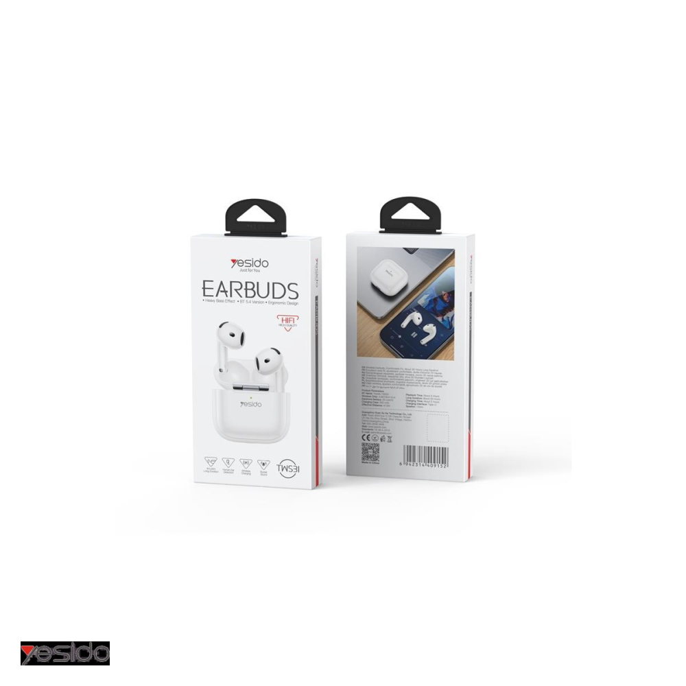 Casti in-ear Yesido TWS31, Bluetooth, albe [4]
